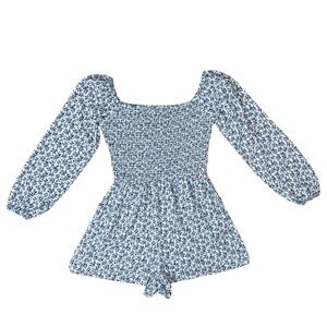Hollister Smocked Floral Romper
